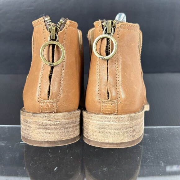 Beek Womens Sz 6‎ Falcon Ankle Bootie Chestnut Leather Zip Anthropologie - Picture 4 of 12